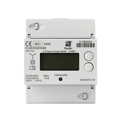 Compteur sur rail DIN AC